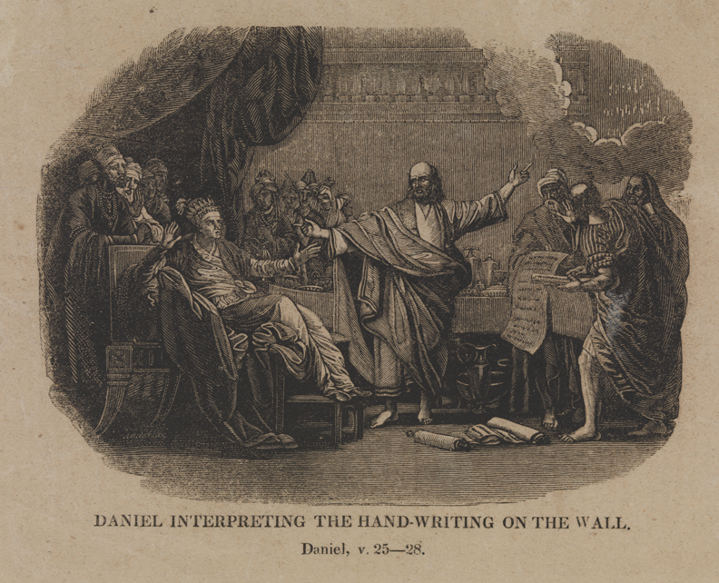 Daniel Interpreting the Hand-Writing on the Wall