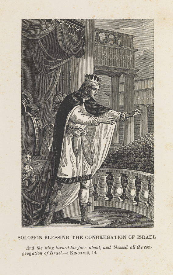 Solomon Blessing the Congregation of Israel