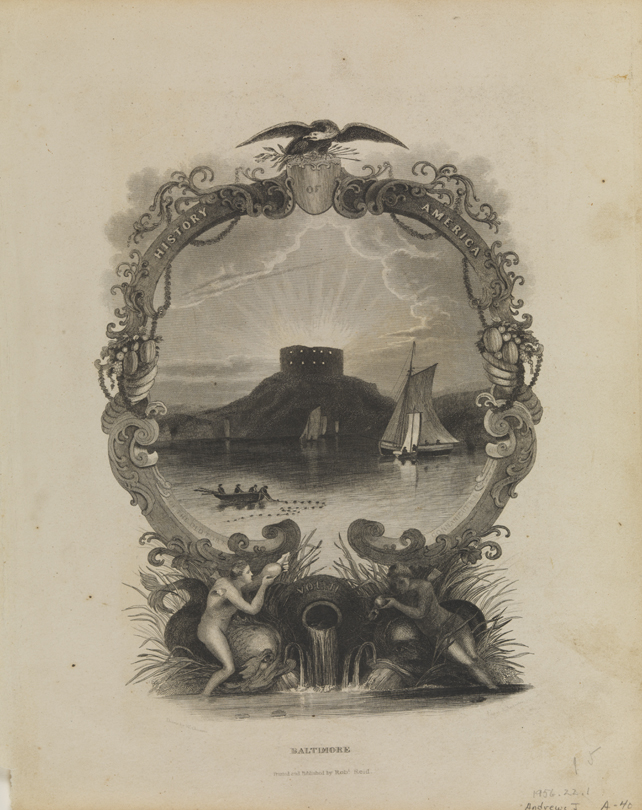 History of America.Vol II: Ruins of the Old Fort (title page)