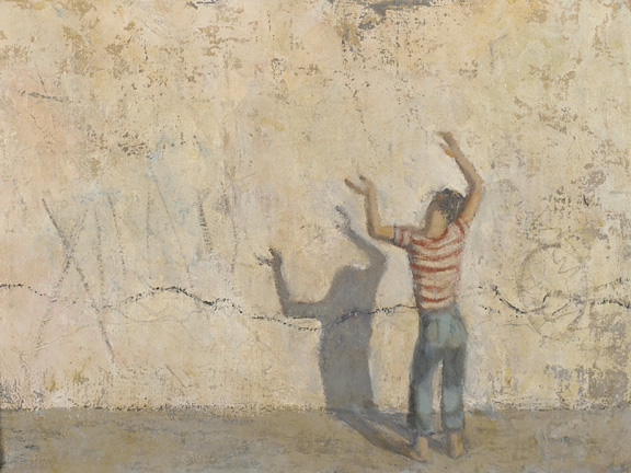 Boy with Shadow on Wall 