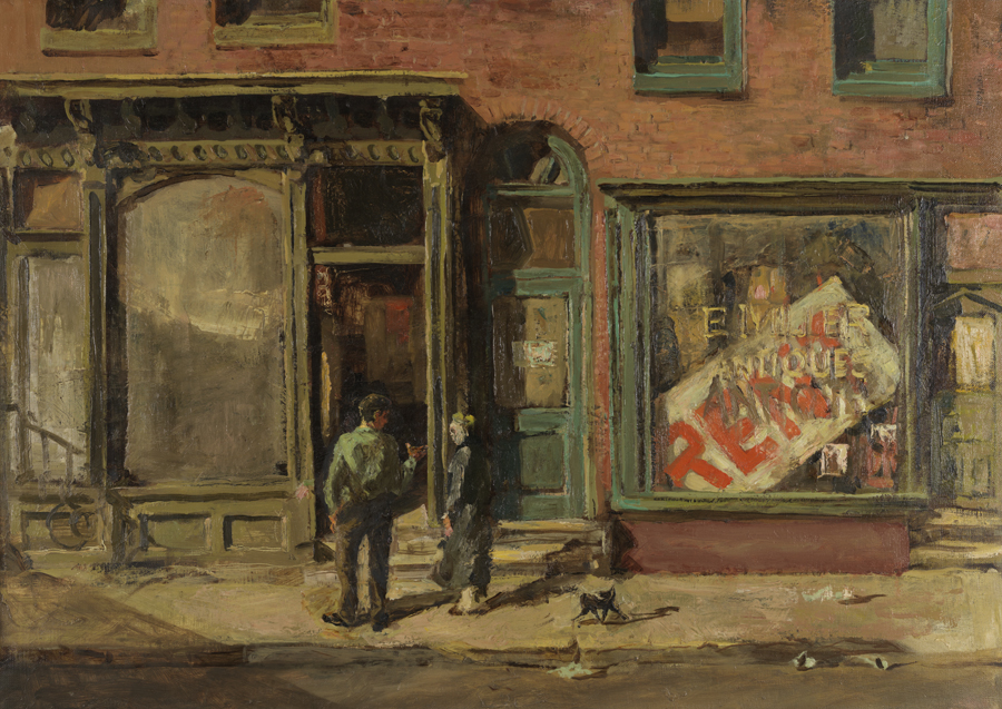 Antique Shops, Pine Street, Philadelphia 