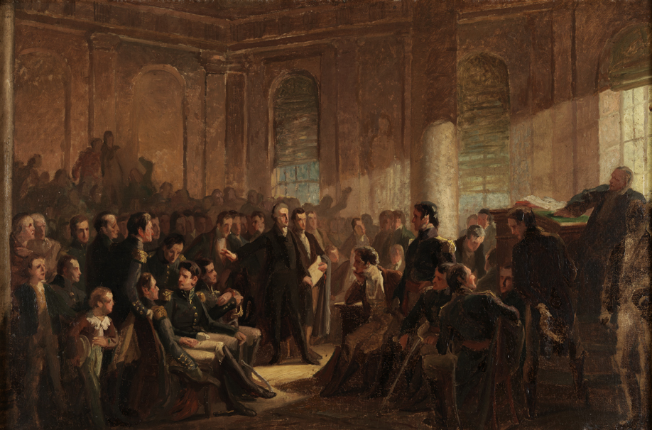 Study for "The Trial of General Jackson before Judge Hall"