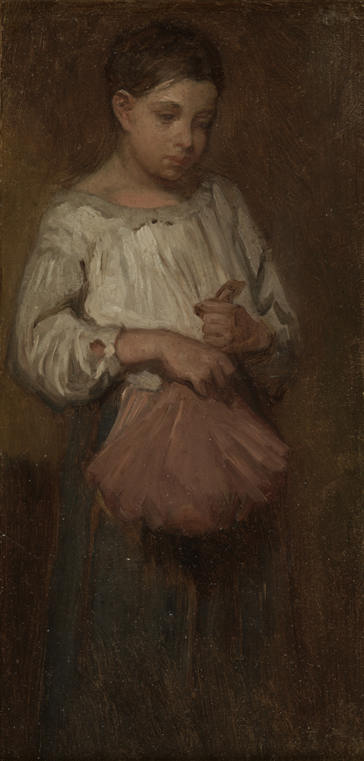 Girl with Bundle