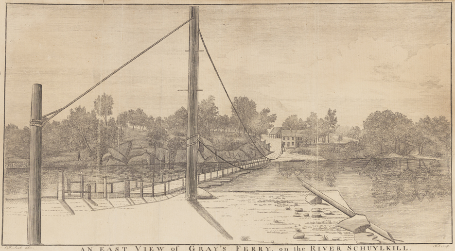 An East View of Gray's Ferry