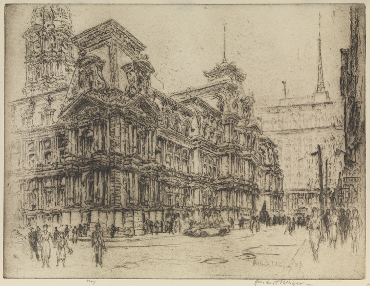 City Hall Phila - from south Penn Sq[uare]