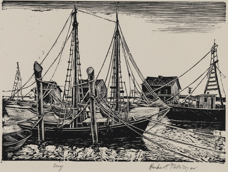 Little Black Schooner - Menemsha - Mass.