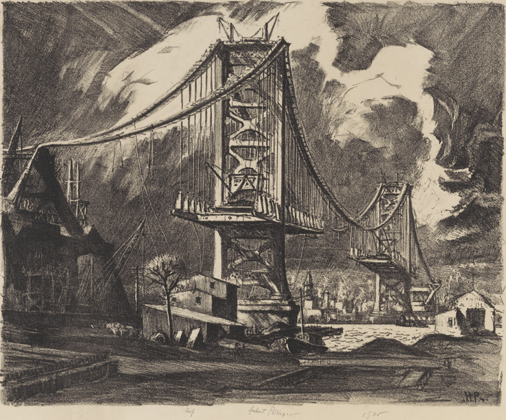 Building the Delaware River Bridge