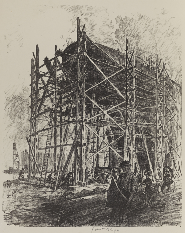 Building the Ship - The Stern, Hog Island