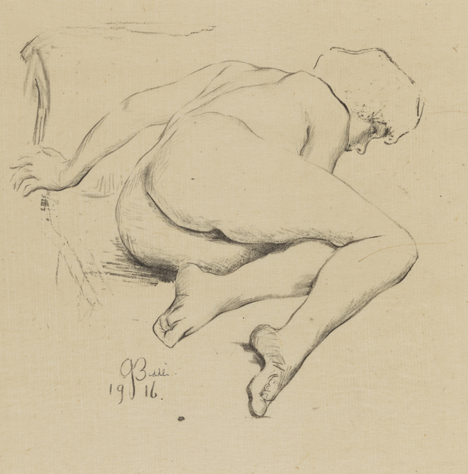 [Recumbent female nude]