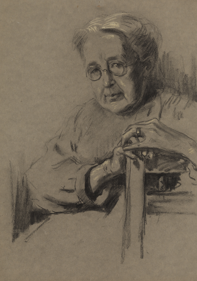 [Portrait of an elderly woman]