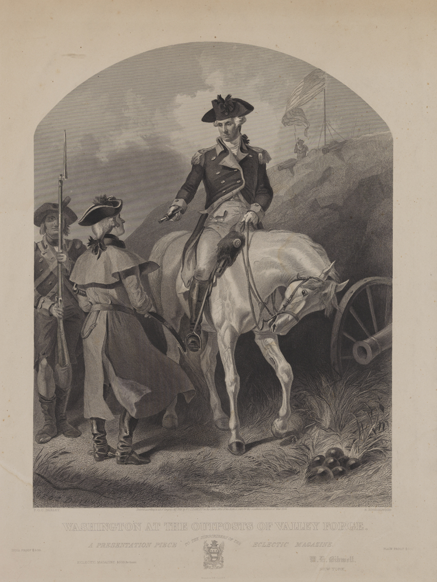 Washington at the Outposts of Valley Forge