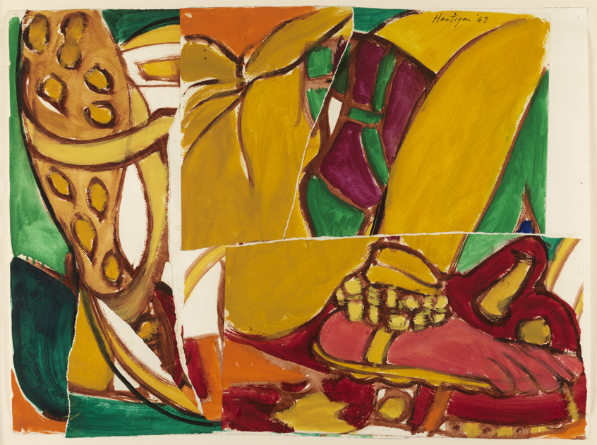 Grace Hartigan, "Sandalwood" (1967) PAFA Pennsylvania Academy of