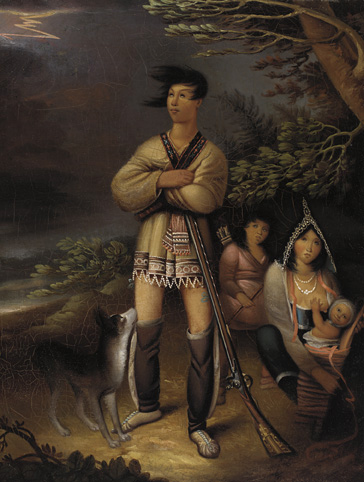 Canadian Indian Family 