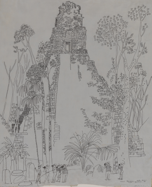 Temple II (University of Pa. Project, Tikal, Guatamala)