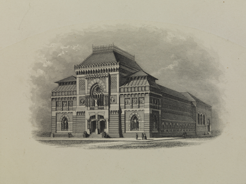 [Pennsylvania Academy of the Fine Arts: The third building at Broad and Cherry Streets]