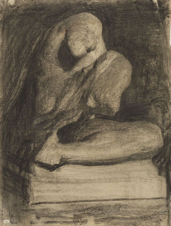 [Cast drawing: Cephissos from side]