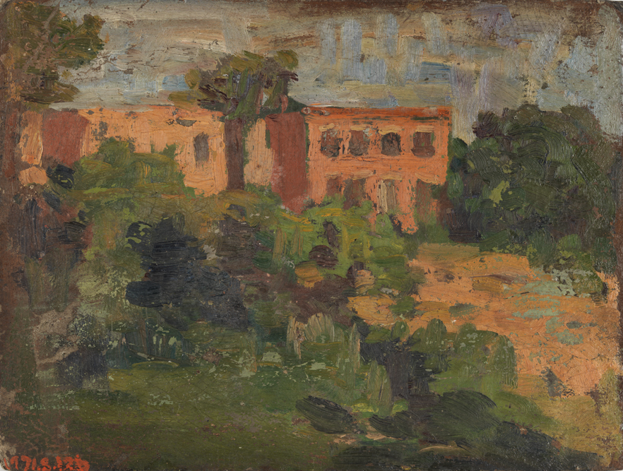 Landscape with Buildings