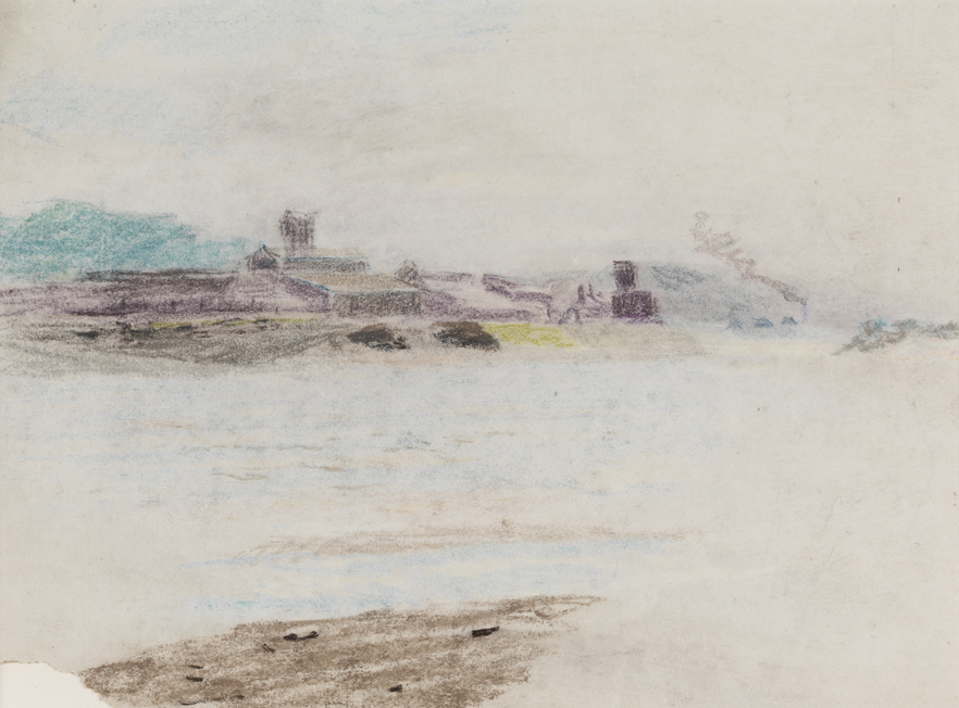 Mills on Ohio River, Wheeling W. Va.