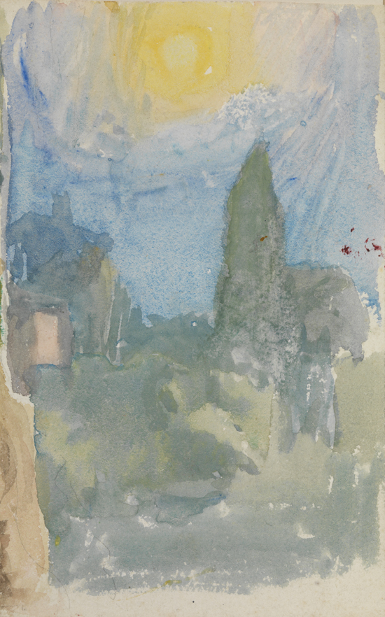 [Landscape with sun]