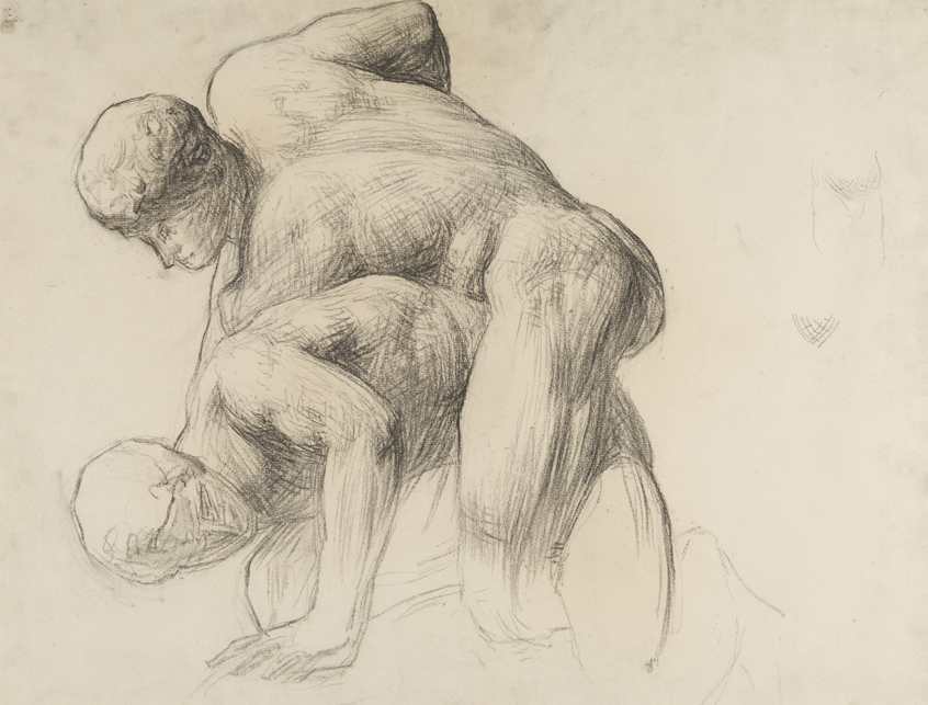 [Cast drawing: Wrestlers]