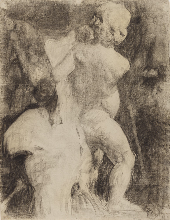 [Cast drawing: [Boy with goose]