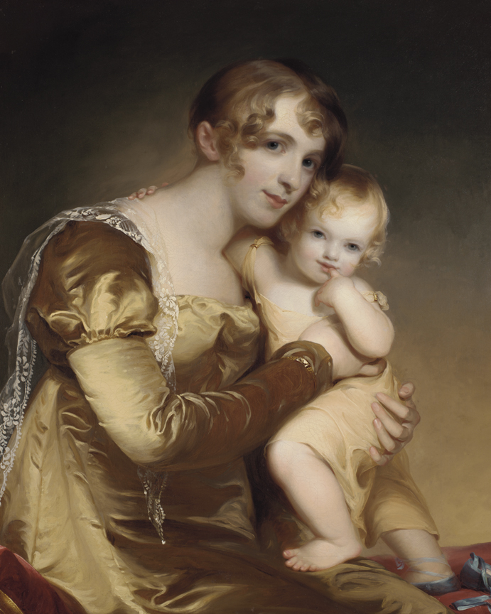Mrs. Samuel Neave Lewis and Her Daughter Martha 