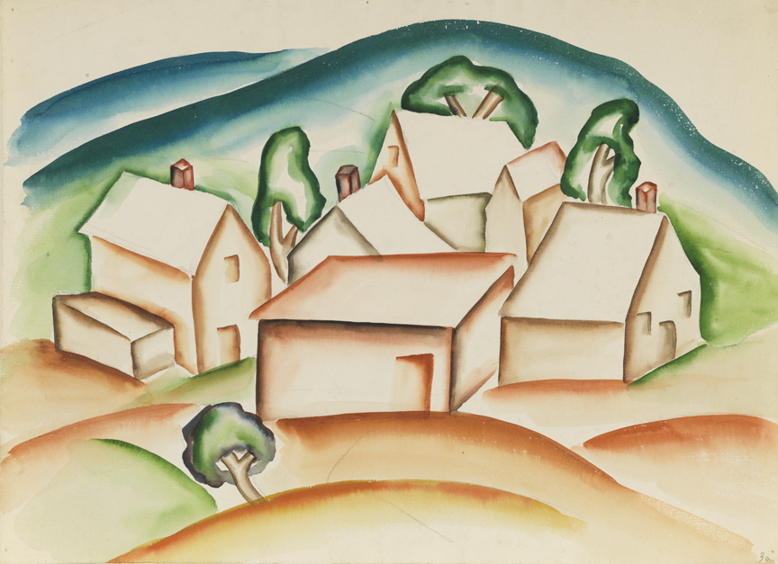 [Landscape with houses]