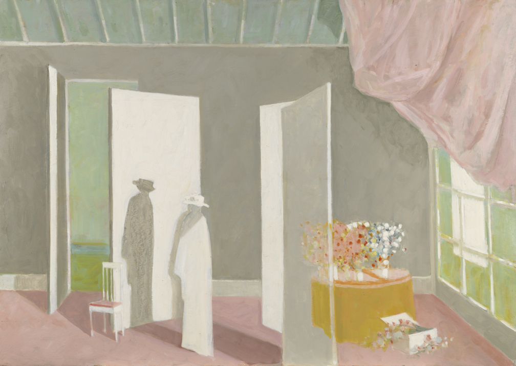 White Lady with Screens 