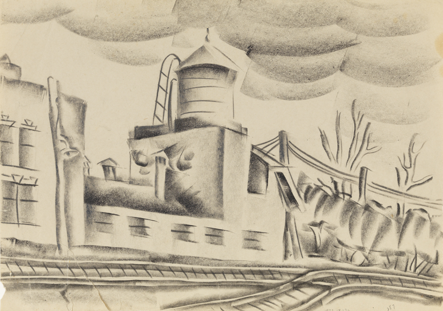 [Factory in landscape]