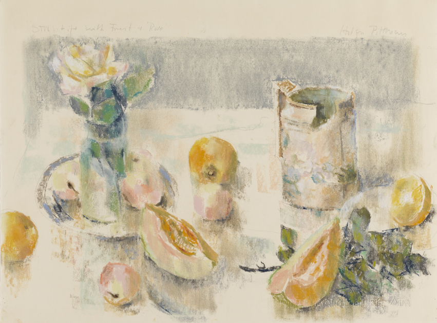 Still Life with Fruit and Rose