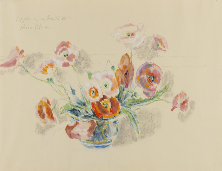 Poppies in an Oriental Bowl