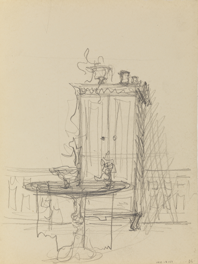 [Interior with armoire]