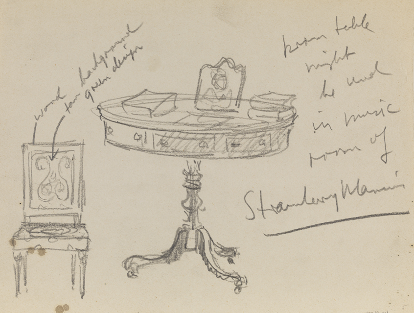 Strawberry Mansion (interior study)