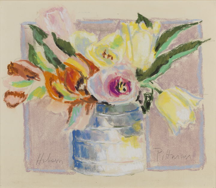 [Still life: tulips in a can]