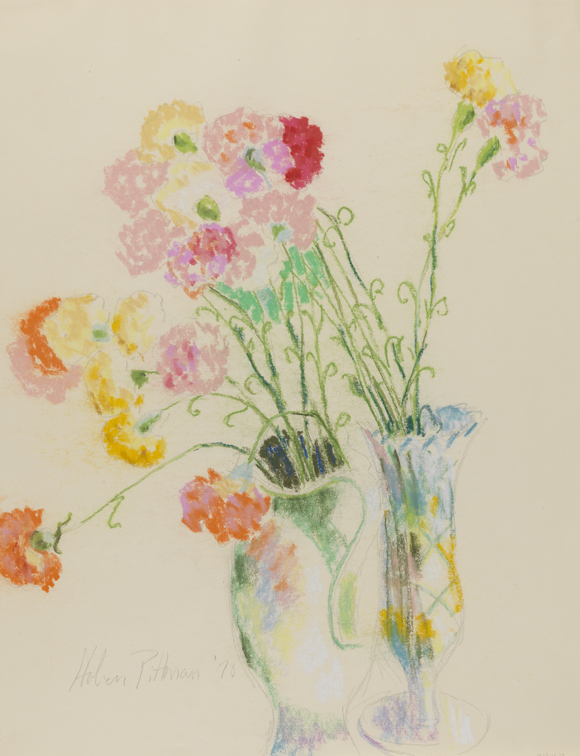 [Still life: carnations]