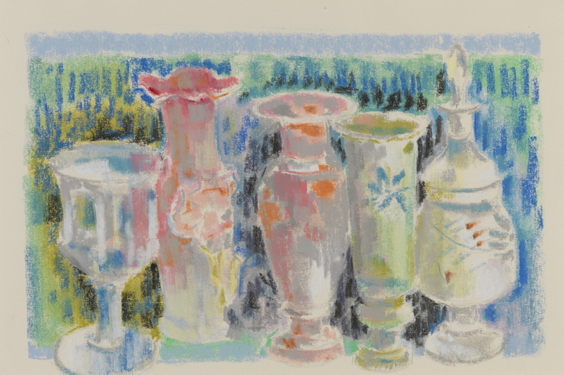 [Still life: decorative glassware]