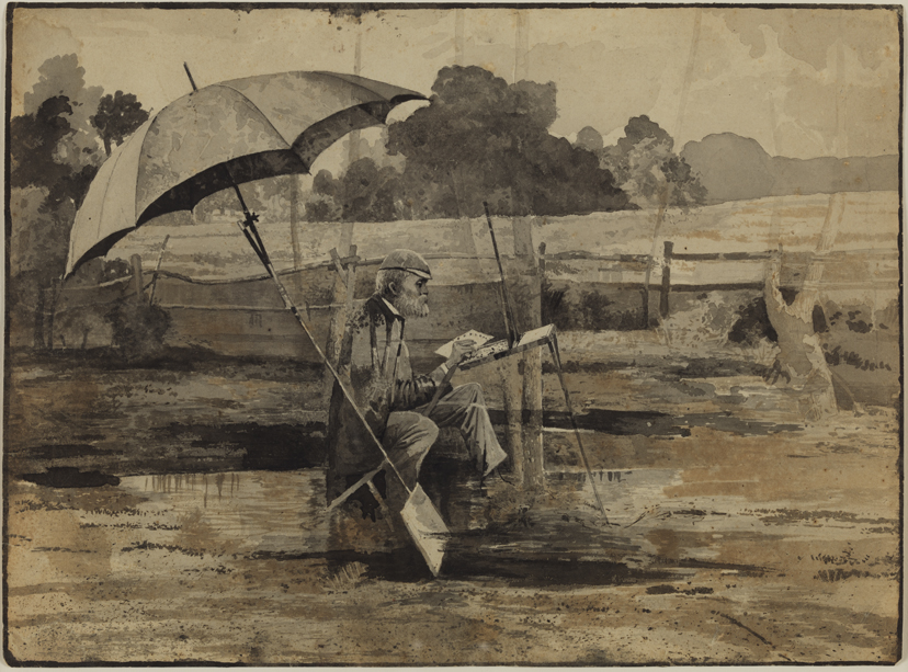 [Self-Portrait in Landscape]