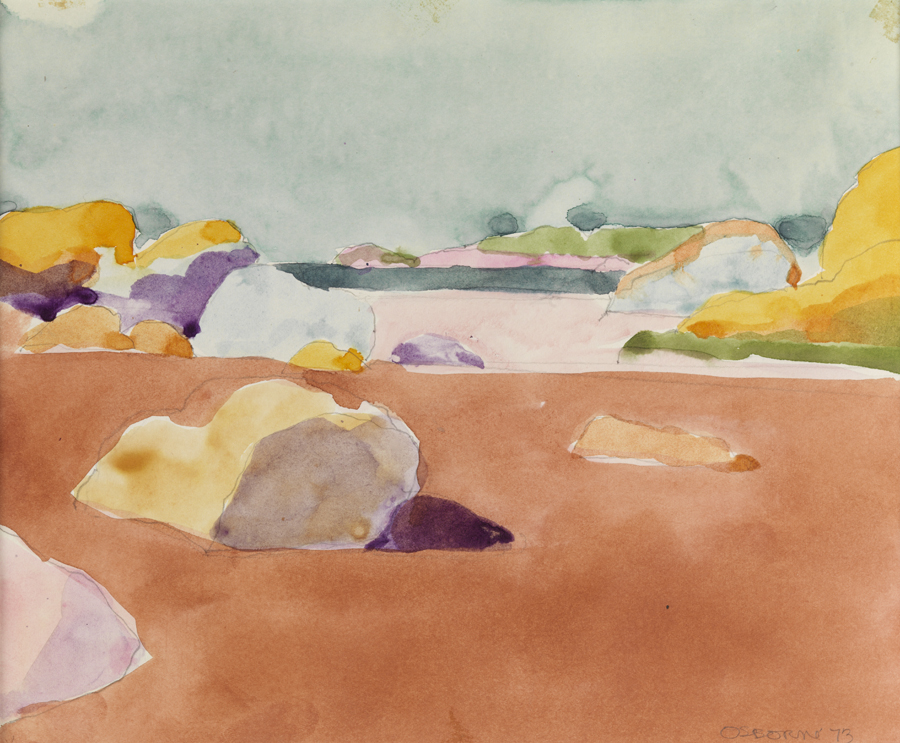 [Study for "West End Pond"]