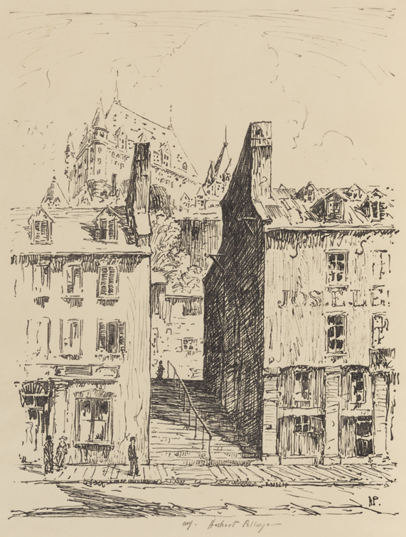 [The Chateau Frontenac/ from the Lower Tower,/ Quebec]