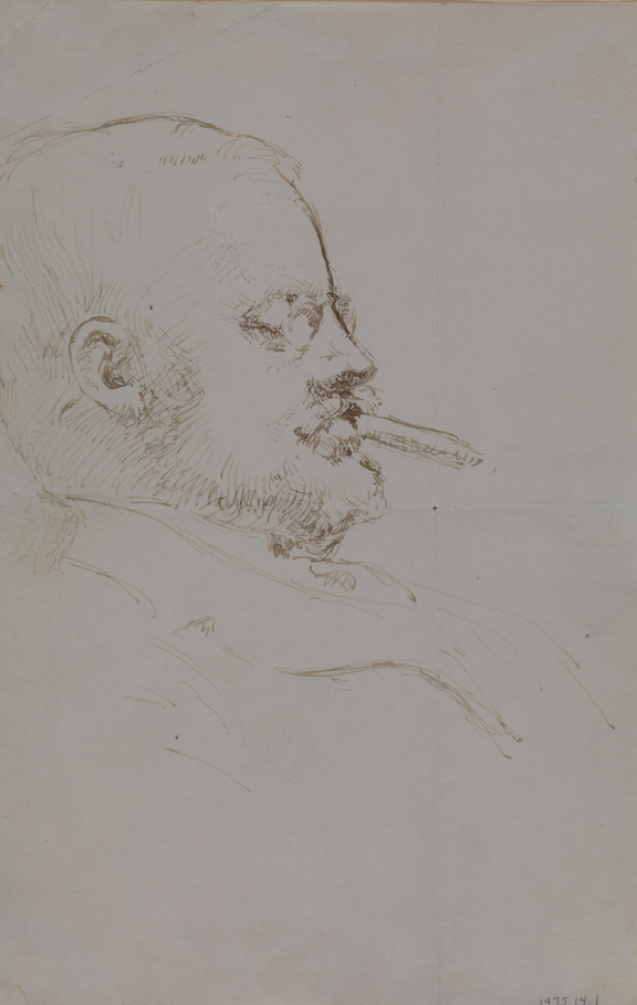 Henry McCarter in an After Dinner Doze