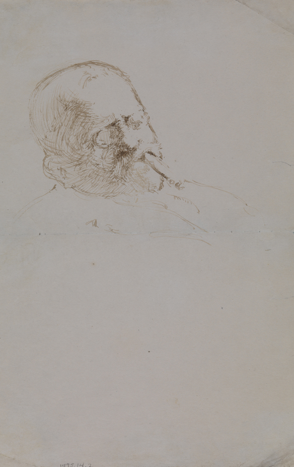 Henry McCarter in an After Dinner Doze