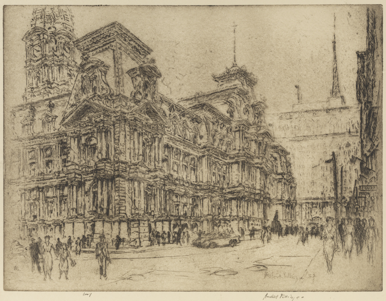 City Hall [from south, Penn Square]