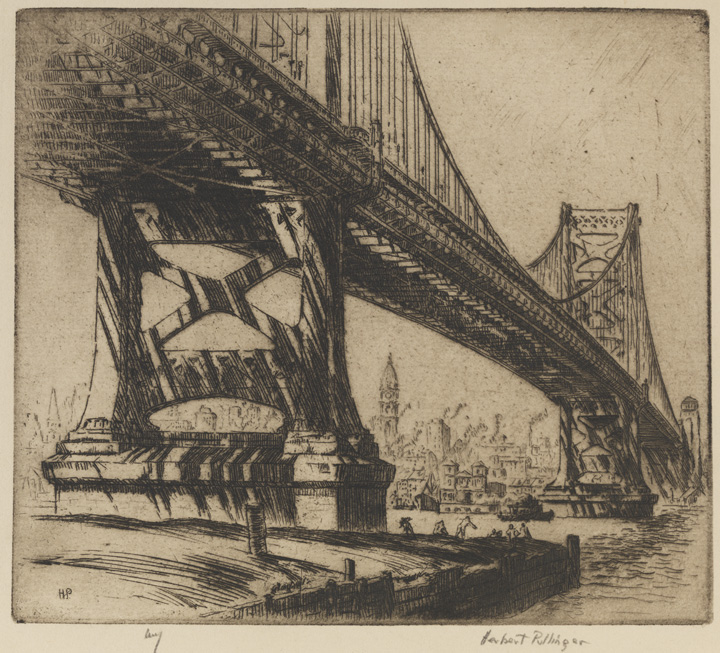 Delaware River Bridge - Camden Side