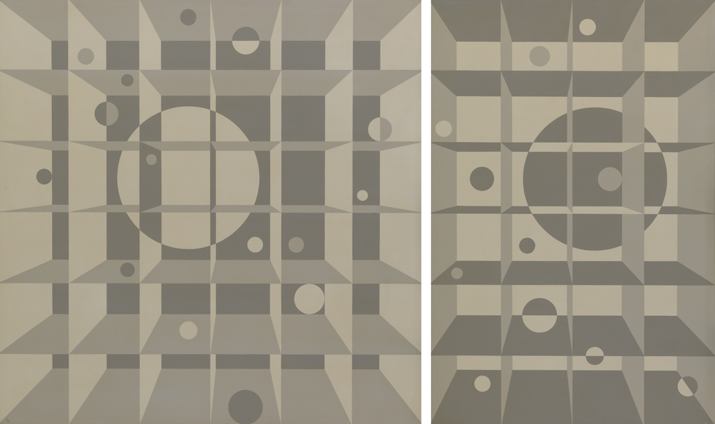 Space Cage - Diptych
