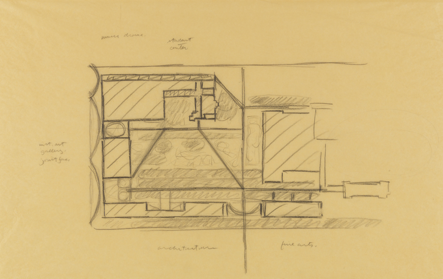 (Rice School of Architecture Ground Plan)