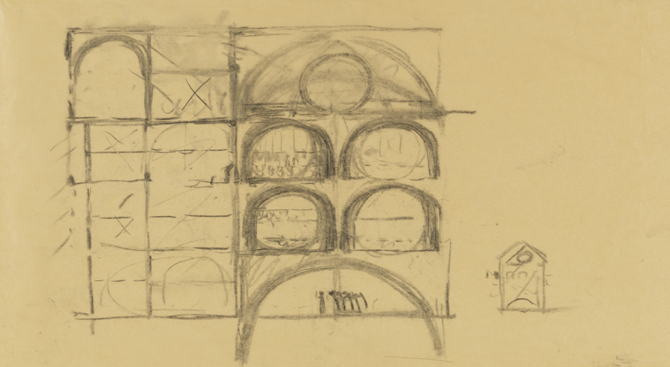Exeter (?); (Elevation sketches)