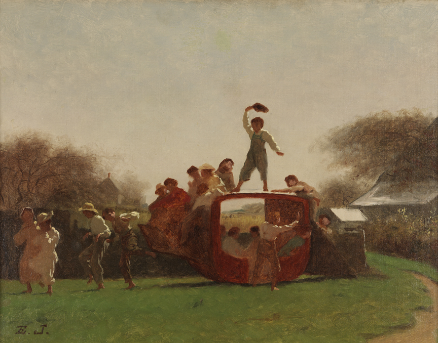 Study for "The Old Stage Coach" 