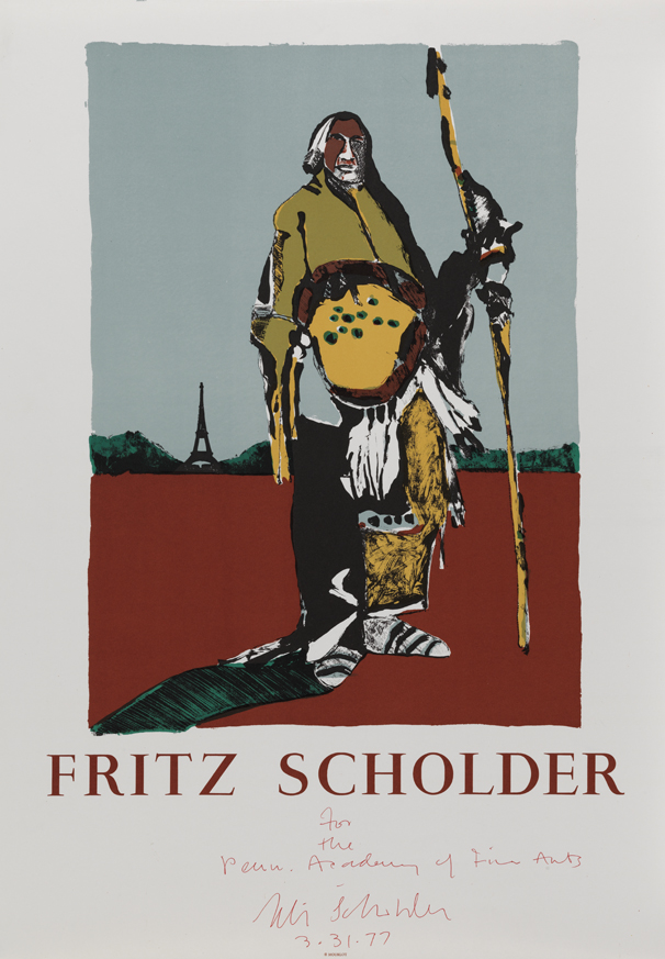 Fritz Scholder [exhibition poster]