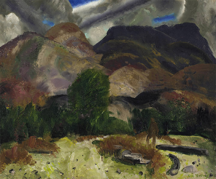 Hunter and Mountains