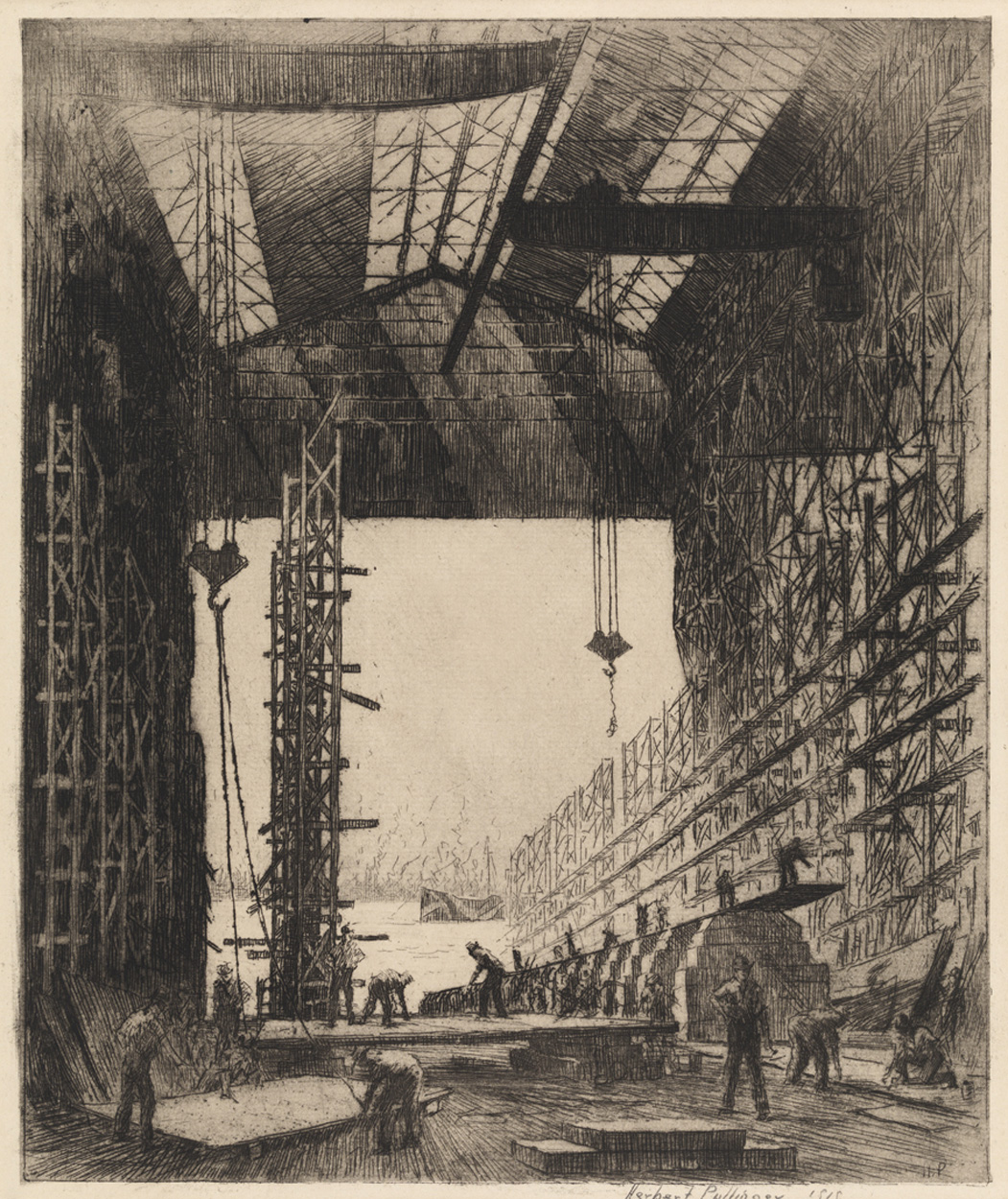 Building Ships - N. Y. Ship, Camden